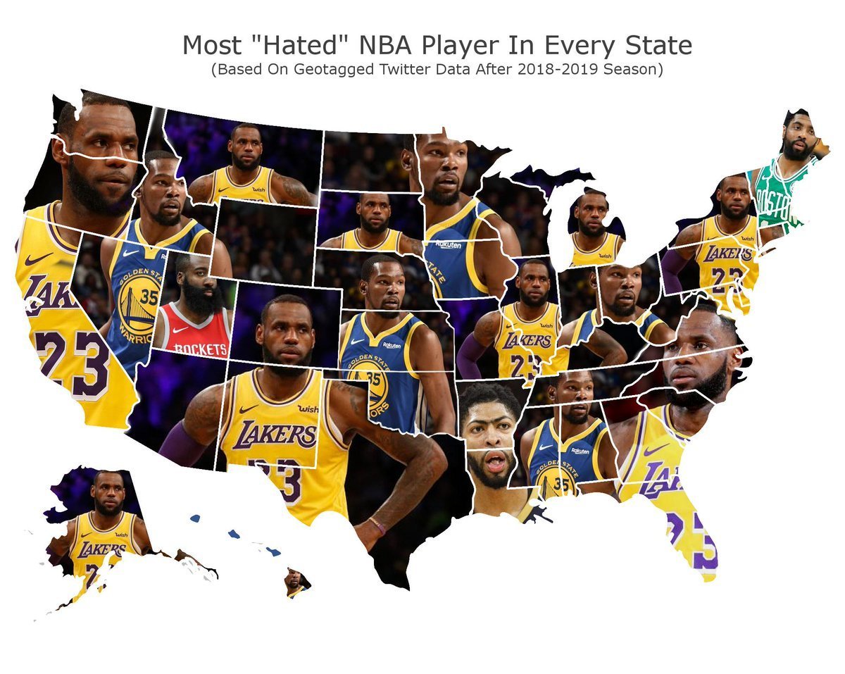 NBAで最も嫌われている選手は誰か？」をSports Insiderが公開: NBA動画 