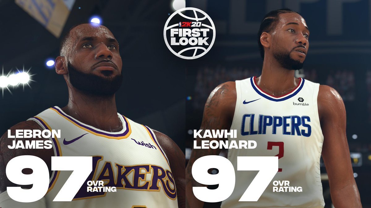 2k のレーティングが公開 今年の総合評価1位は レブロンとカワイ レナードの 97 Nba動画まとめ